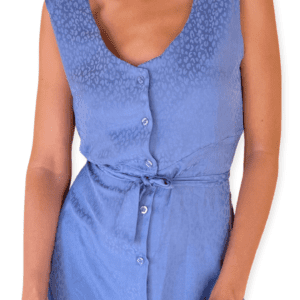 שמלת רייצ’ל כחול מנומר